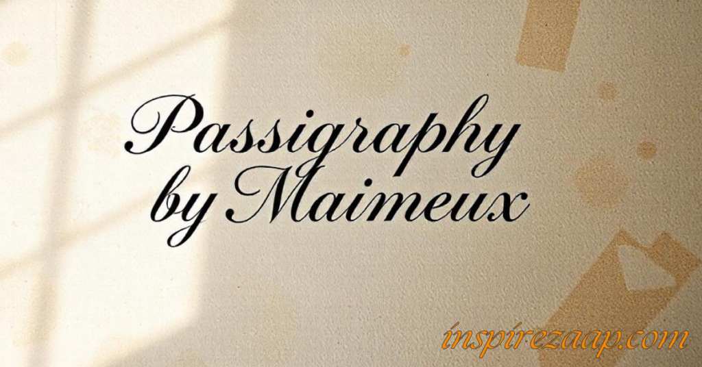 Passigraphy by Maimieux